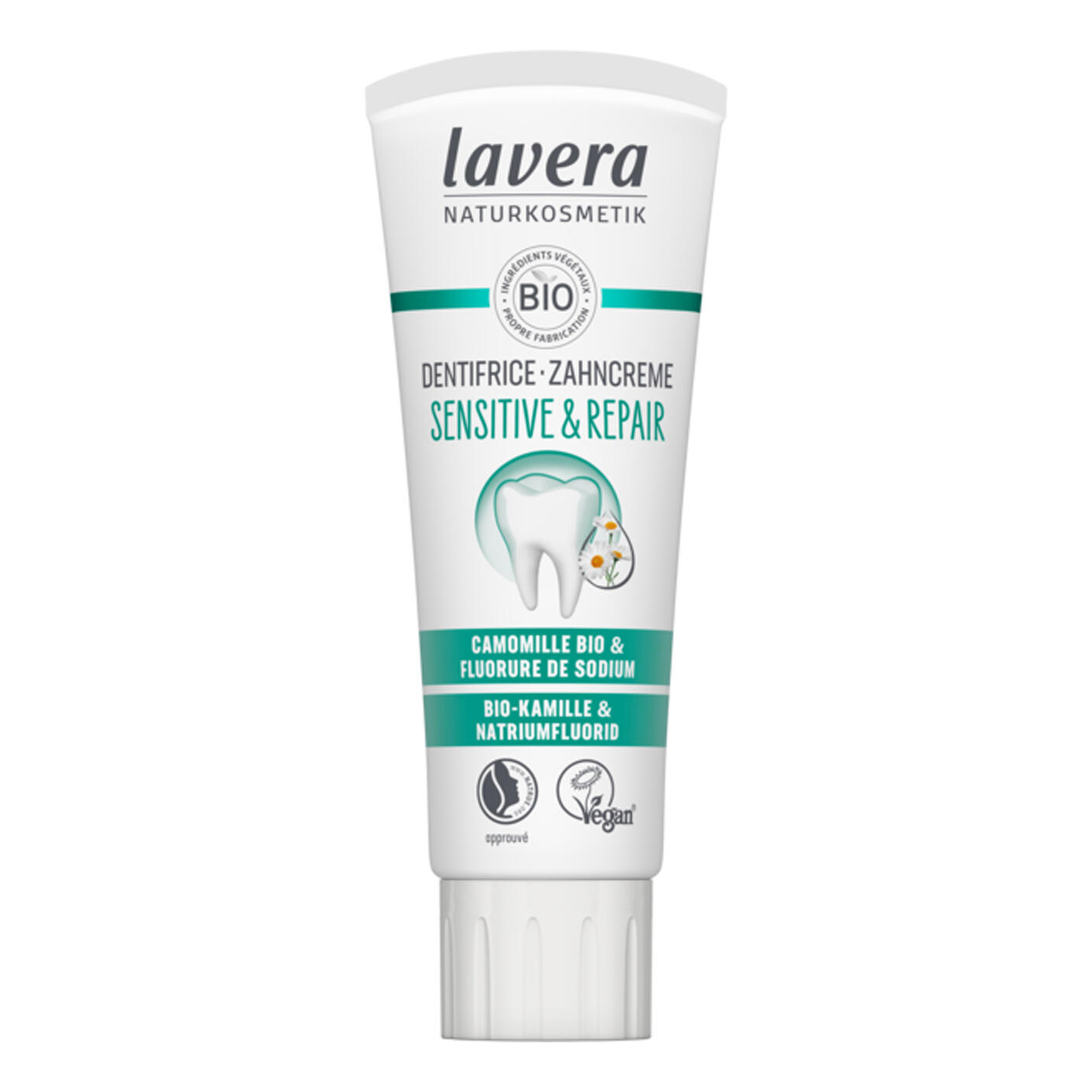 Lavera dentifricio sensitive &amp; repair 75 ml
