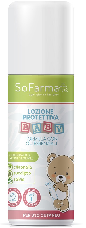 Lozione protettiva baby spray no gas 75 ml sofarmapiu
