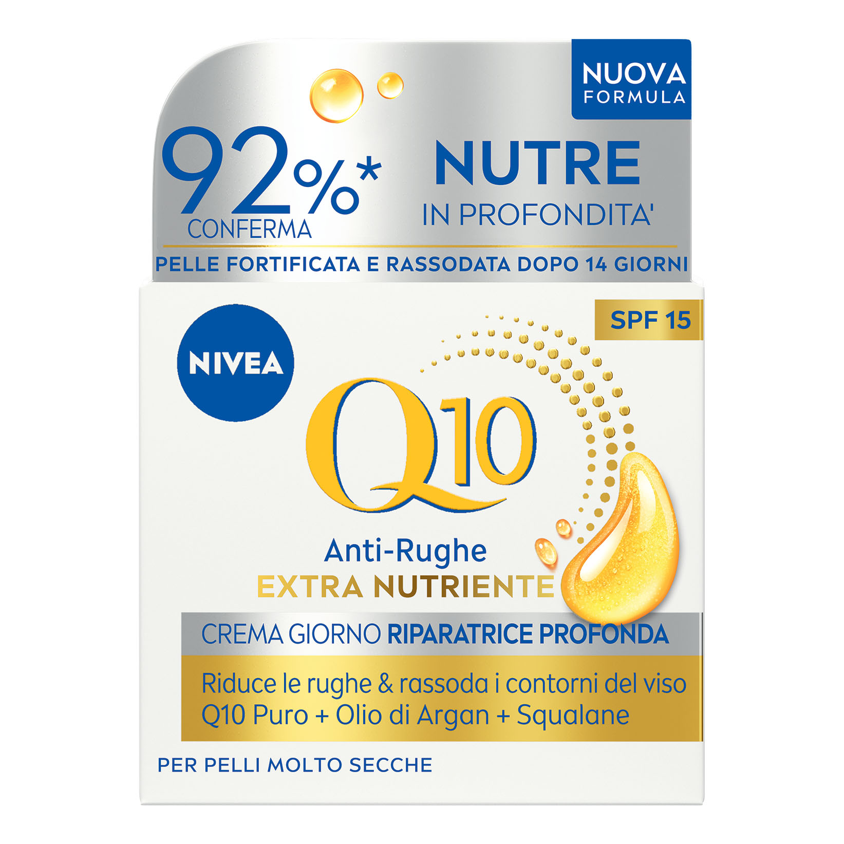 Nivea q10 power day gold extra dry 50 ml