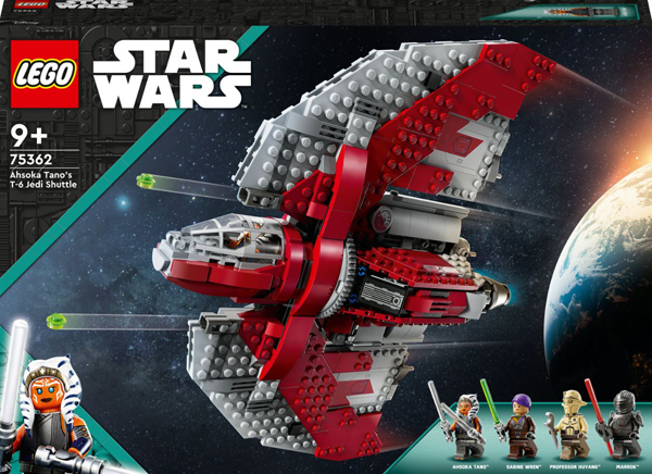 Lego star wars shuttle jedi t-6 di ahsoka tano