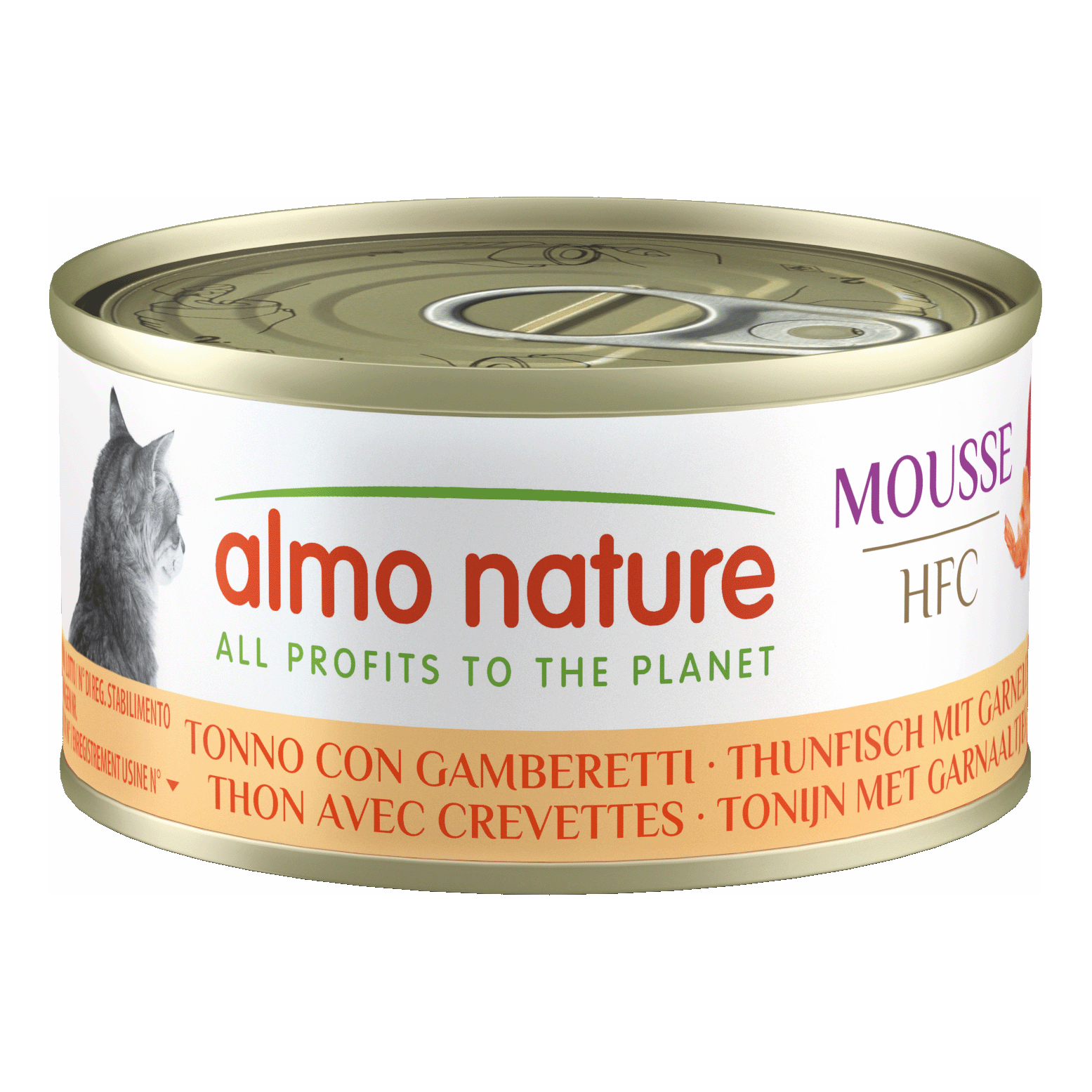 Almo hfc gatto mousse tonno gamberetti 70 g