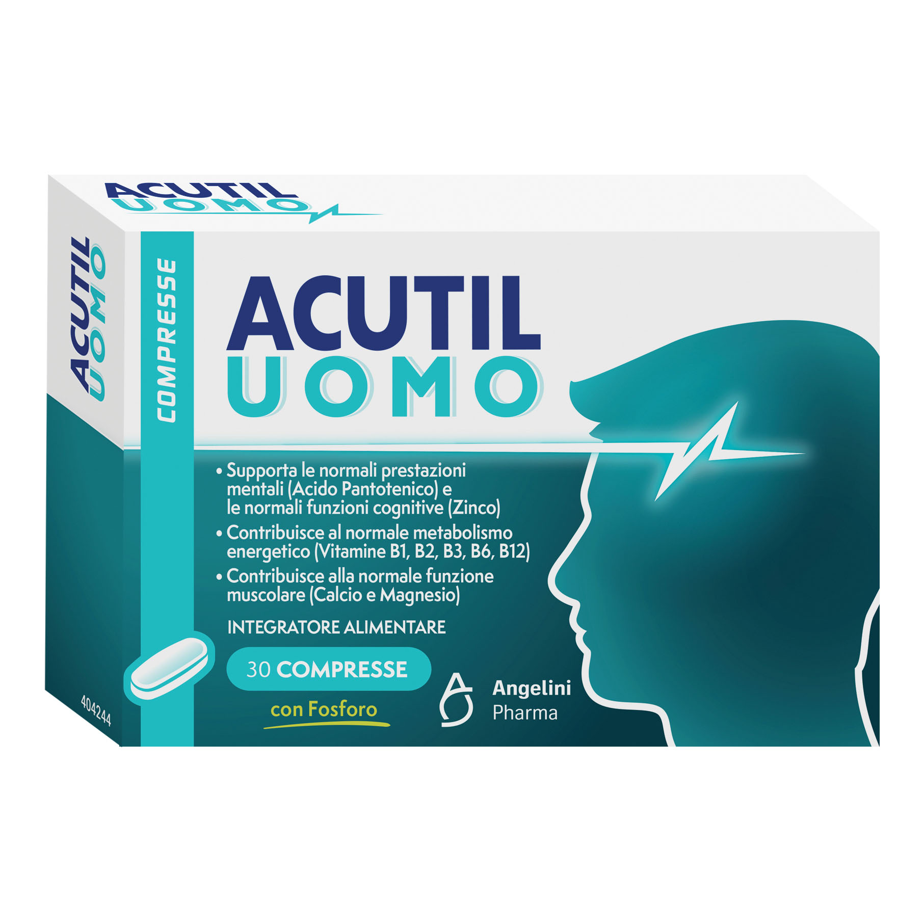 Acutil Uomo Integratore con Fosforo per Funzioni Cognitive 30 Compresse