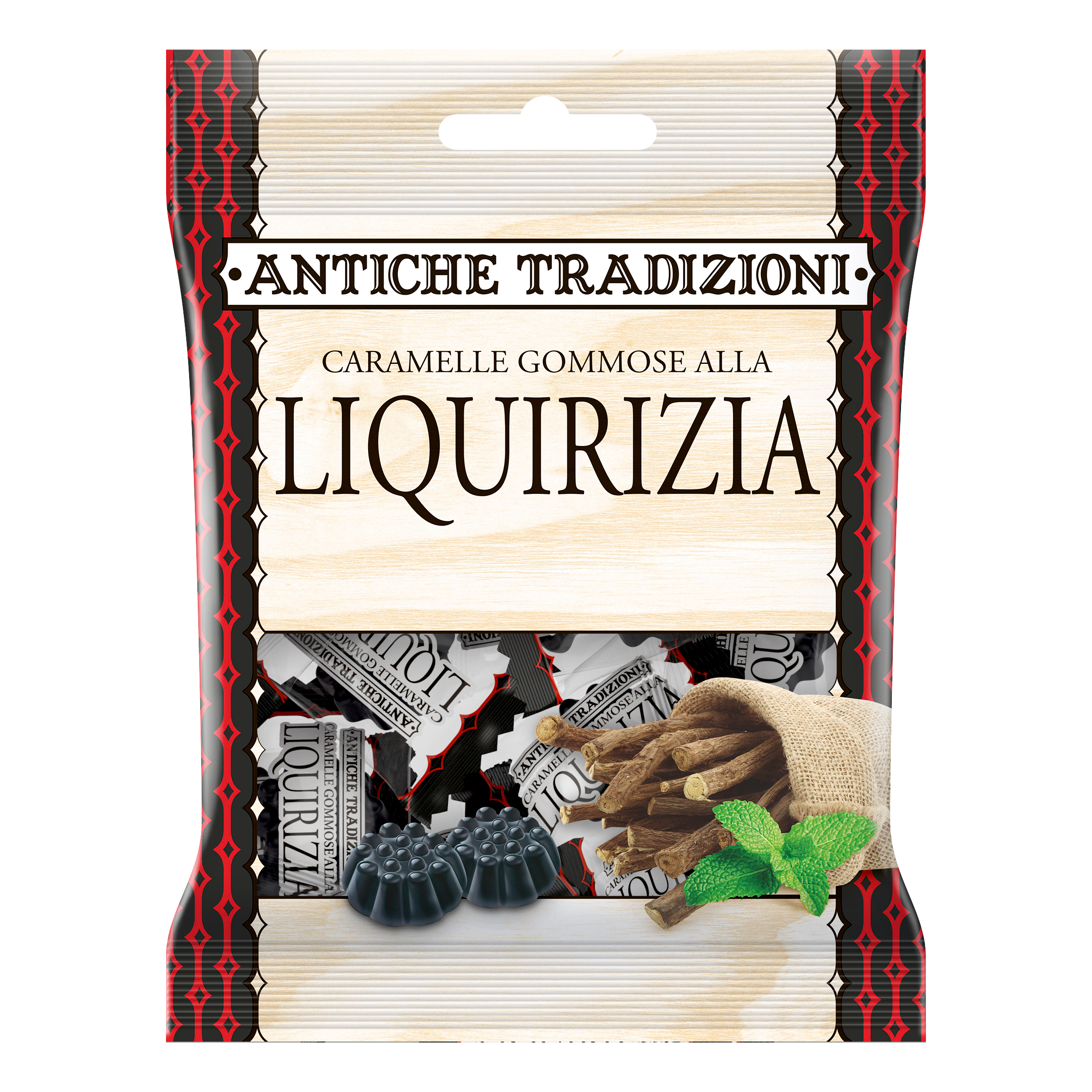 Antiche tradizioni caramelle gommose liquirizia 50 g