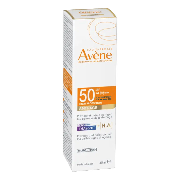 Eau thermale avene solare ultra fluid spf50 50 ml + hyaluron active b3 siero 10 ml