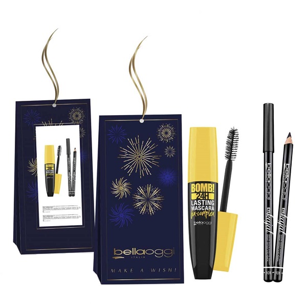 Bellaoggi make a wish mini kit eye kajal + bomb h24 mascara