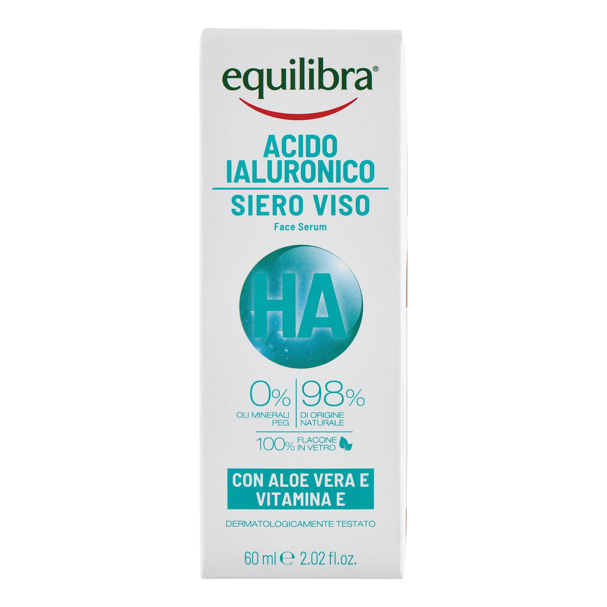 Equilibra Siero Viso Acido Ialuronico Aloe Vera Vitamina E Da 60 Ml