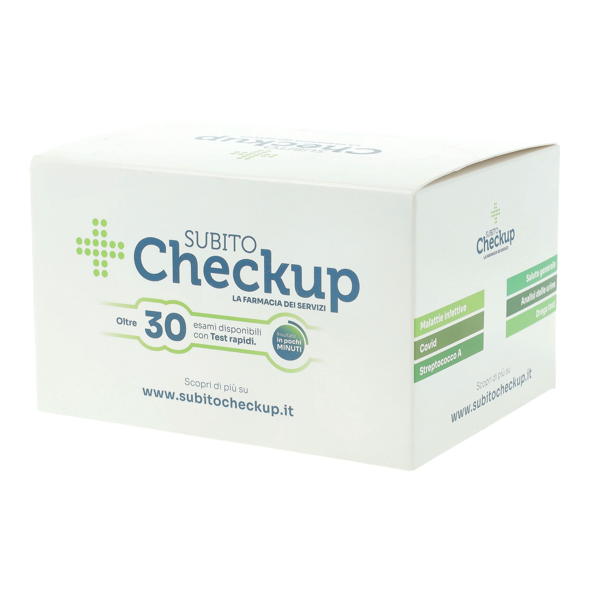 Test rapido subito checkup mioglobina/troponina i/ck-mb 10 test