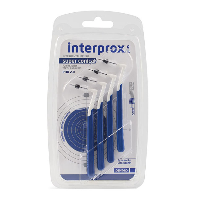 Interprox Plus Super Conical PHD 2,0 mm 4 Scovolini