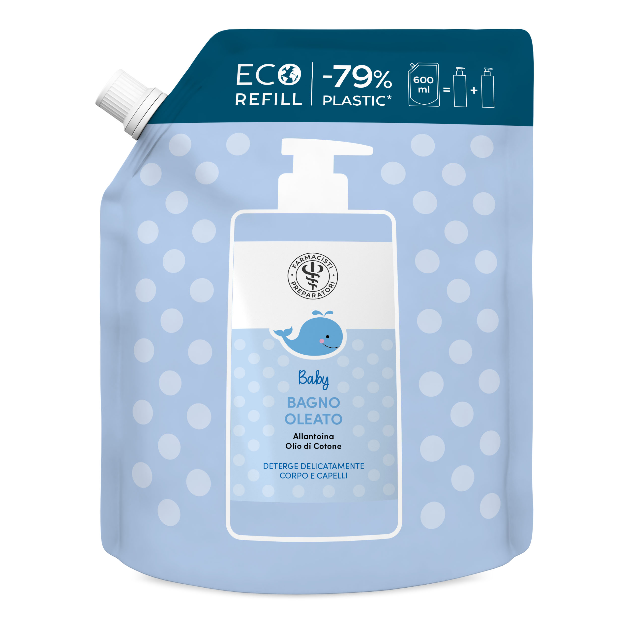 Lfp baby bagno oleato eco refill 600 ml