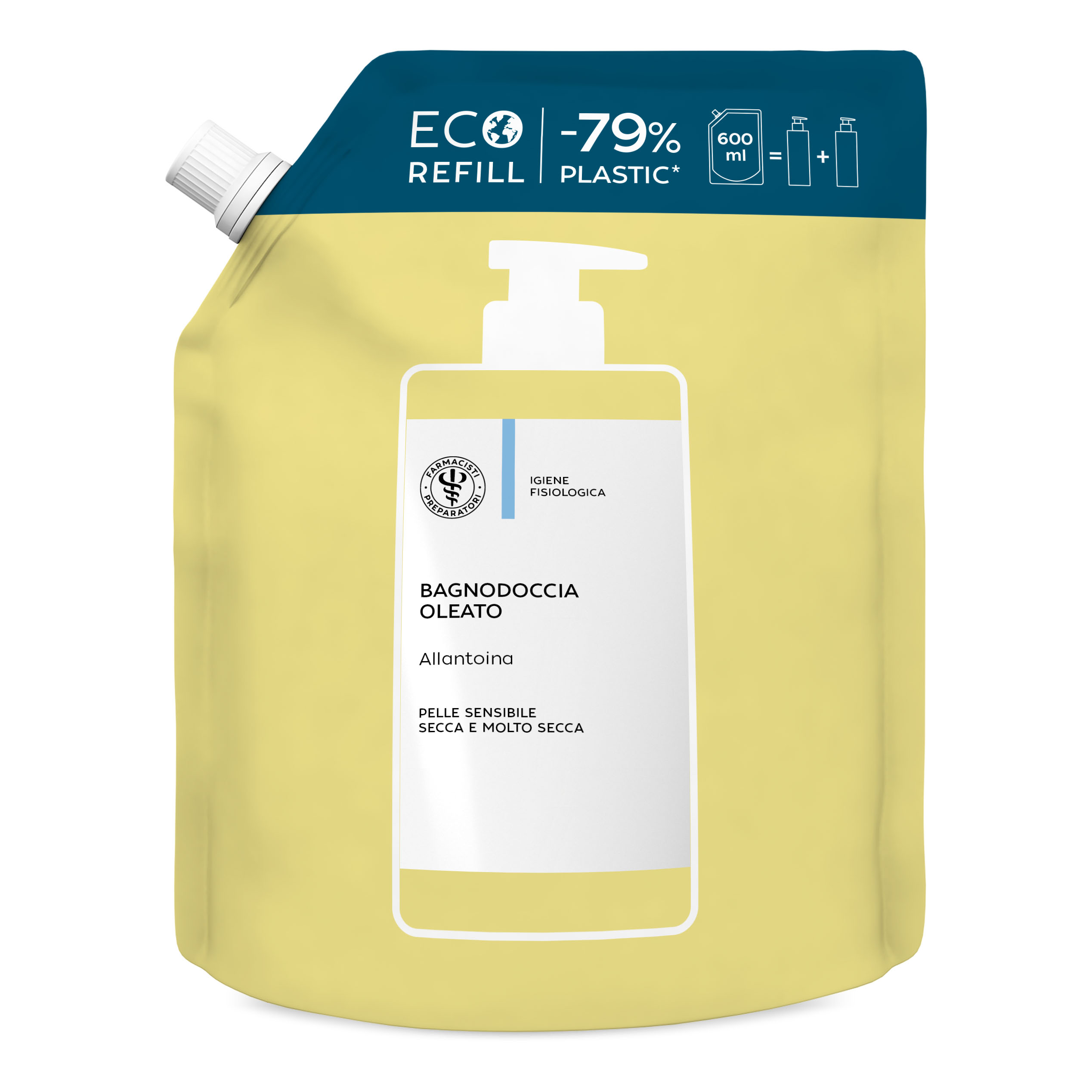 Lfp bagnodoccia oleato eco refill 600 ml