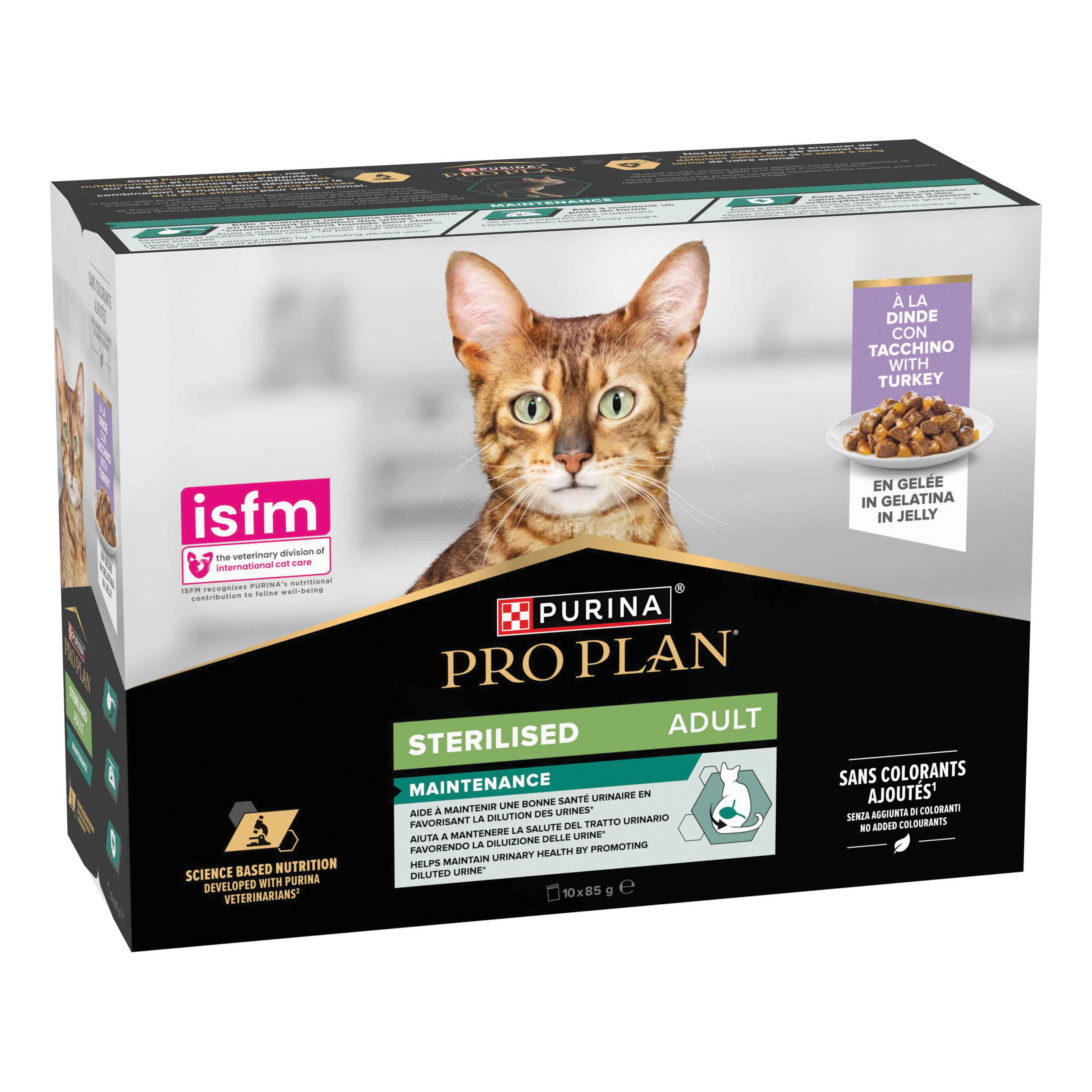 Pro plan wc nutri savour sterilised tacchino gelatina 10x8 5 g