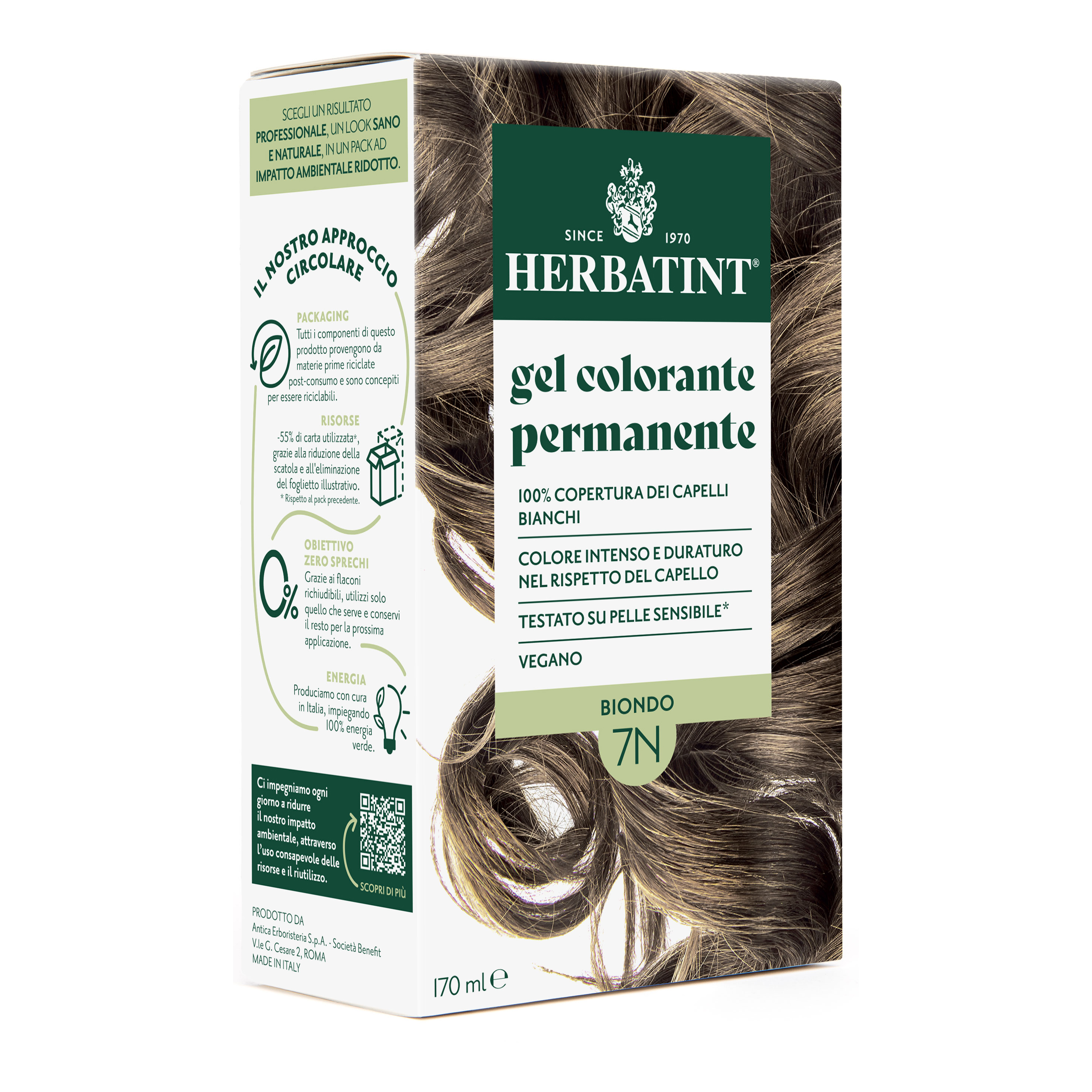 Herbatint 7n biondo 170 ml