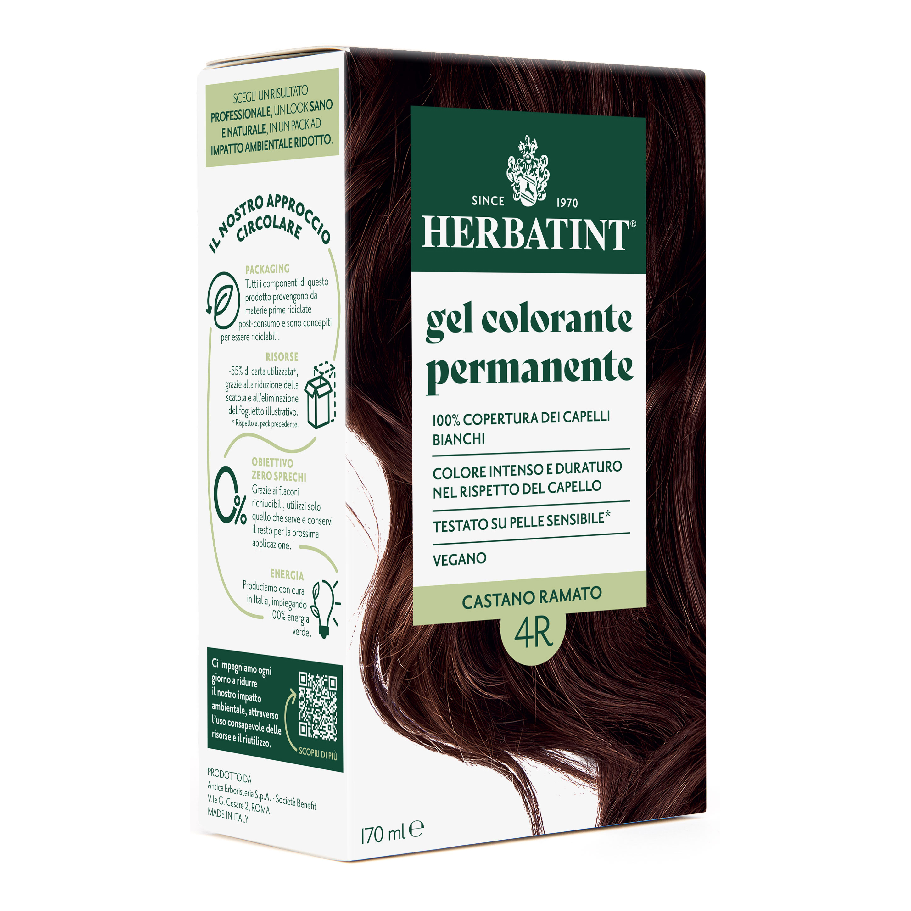 Herbatint 4r castano ramato 170 ml