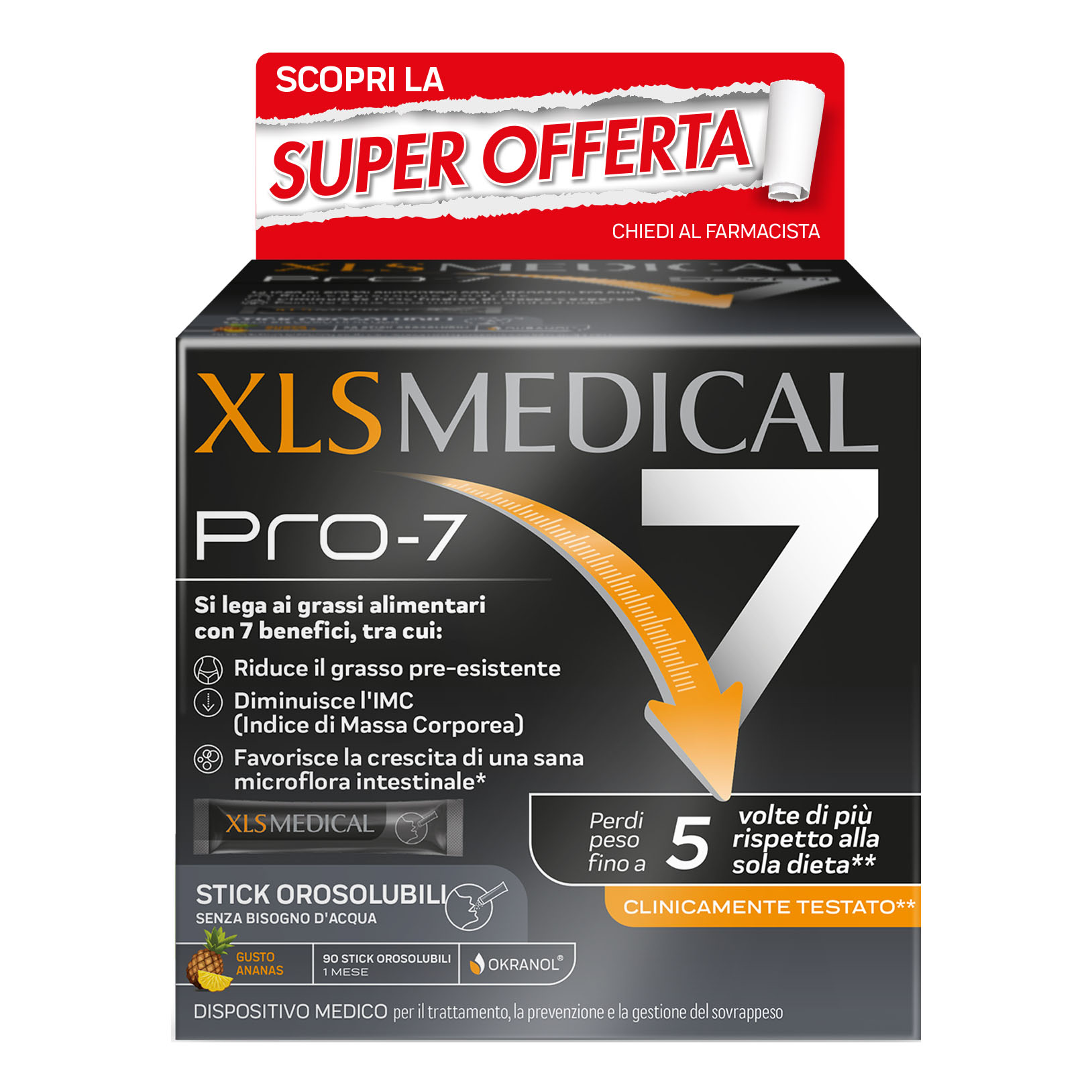 Xls medical pro 7 90 stick taglio prezzo