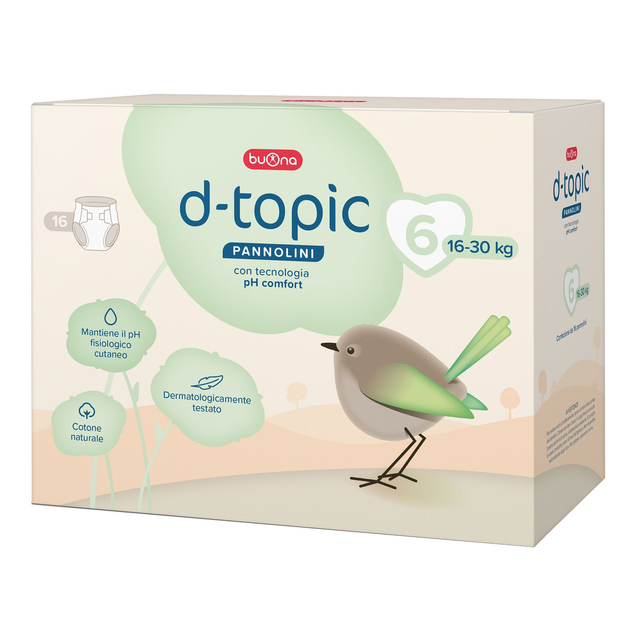 D-Topic Pannolini Taglia 6 16 Pezzi