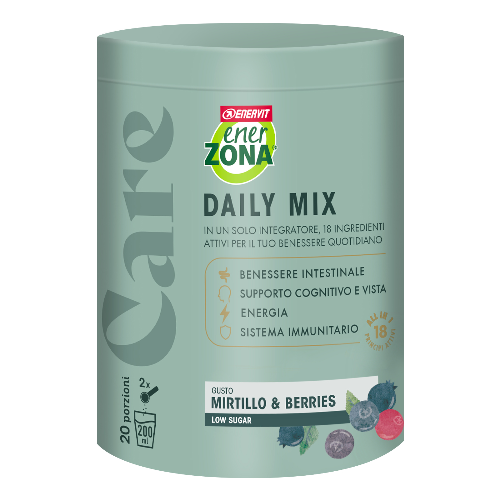 Enerzona care daily mix gusto mirtillo &amp; berries 400 g