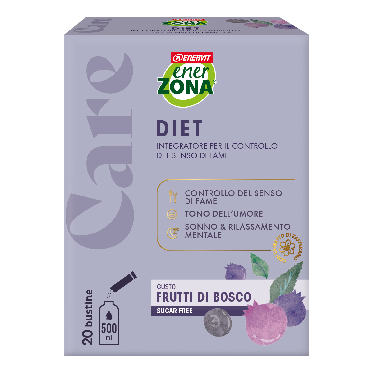 Enerzona care diet frutti di bosco 20 bustine