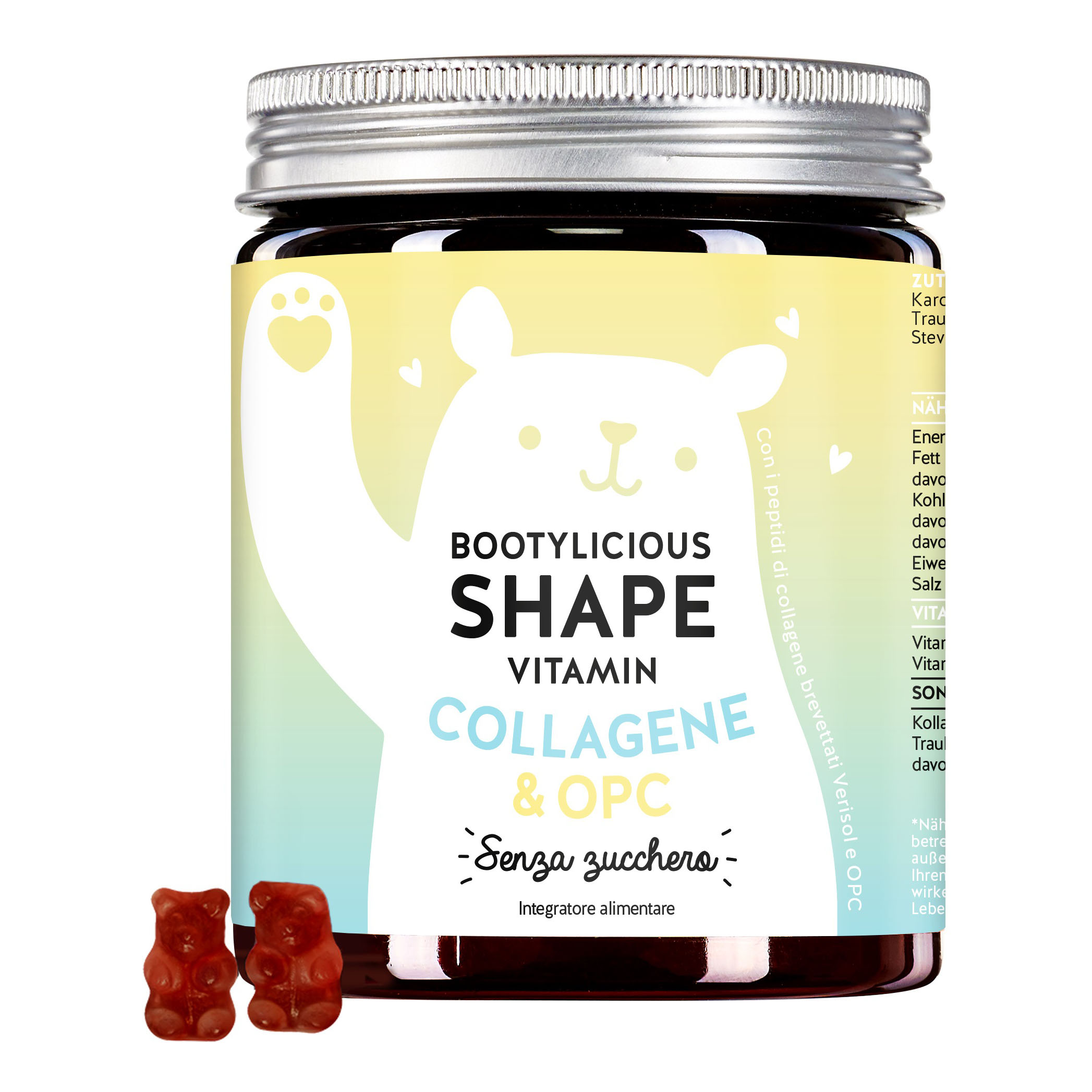 Bootylicious Shape Vitamin Collagene &amp; OPC 45 Caramelle