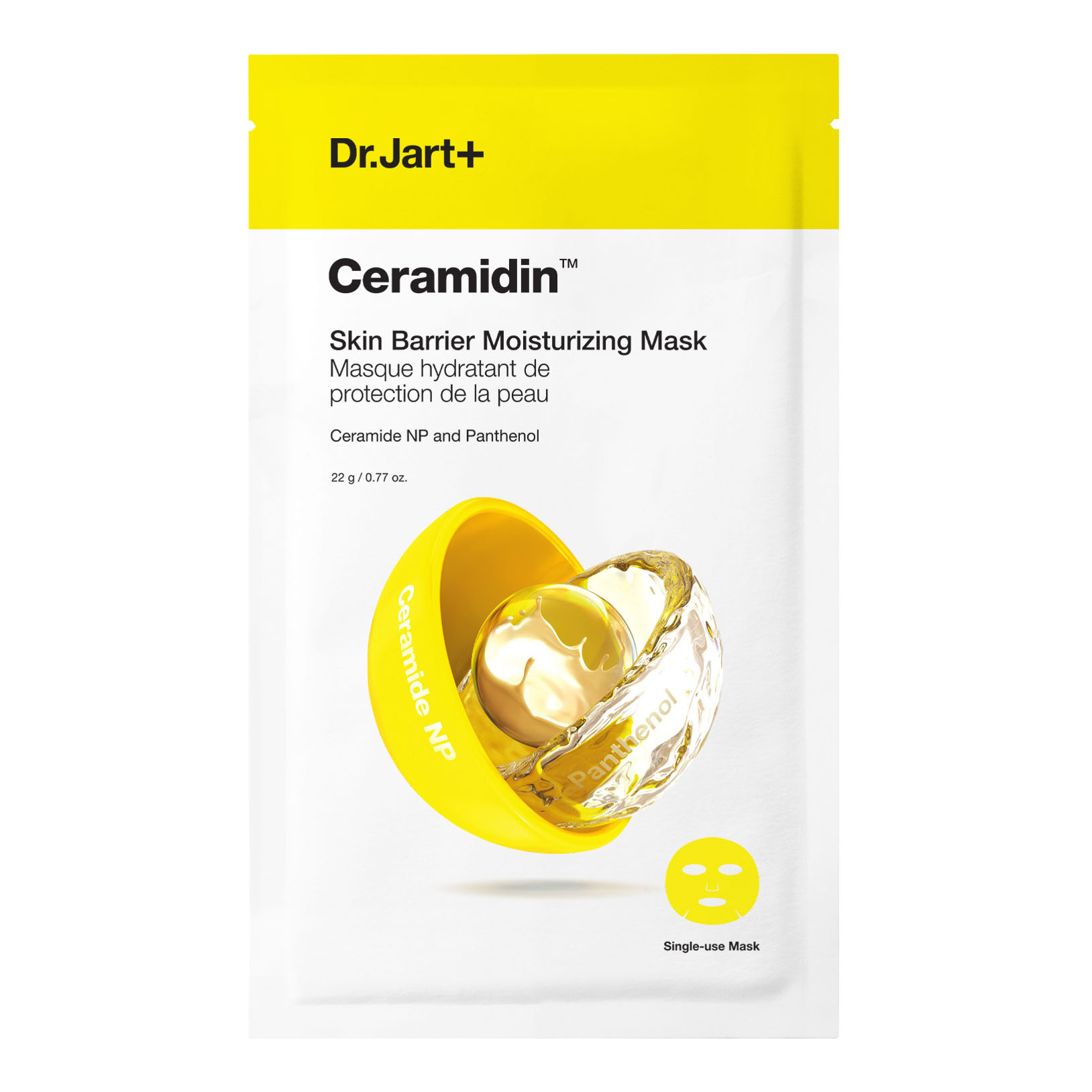 Dr jart+ ceramidin skin barrier moisturizing mask 1ea 22 g
