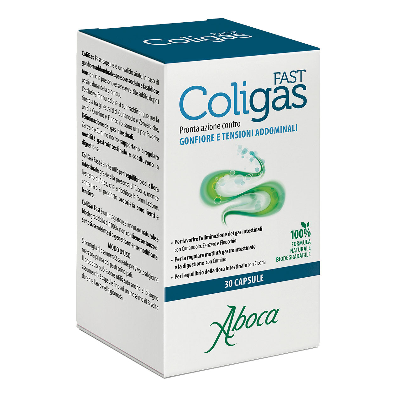 Aboca ColiGas Fast 30 Capsule
