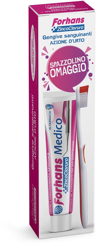 Forhans Dentifricio Senza Fluoro 75 ml + Spazzolino