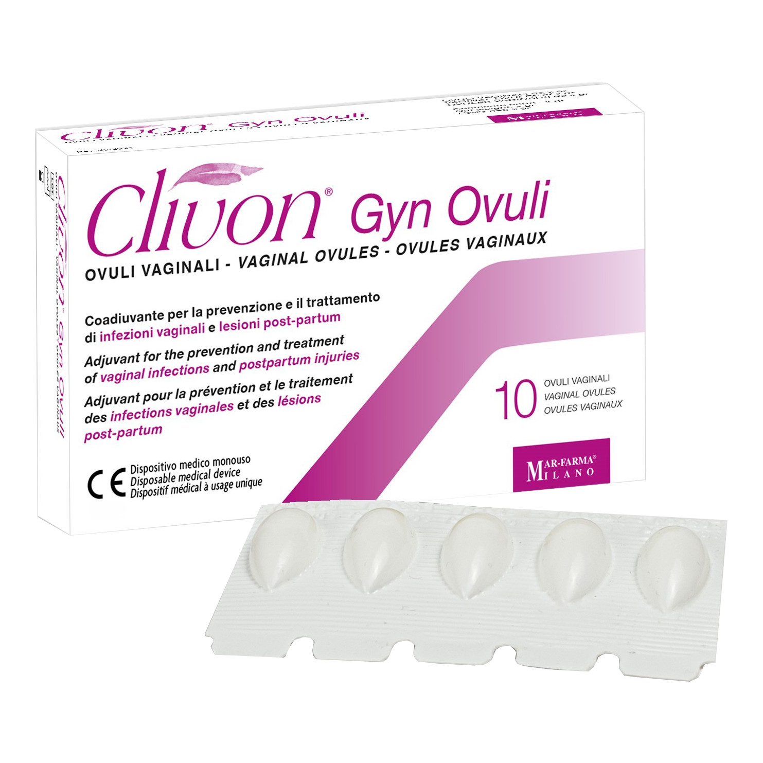 Clivon gyn 10 ovuli