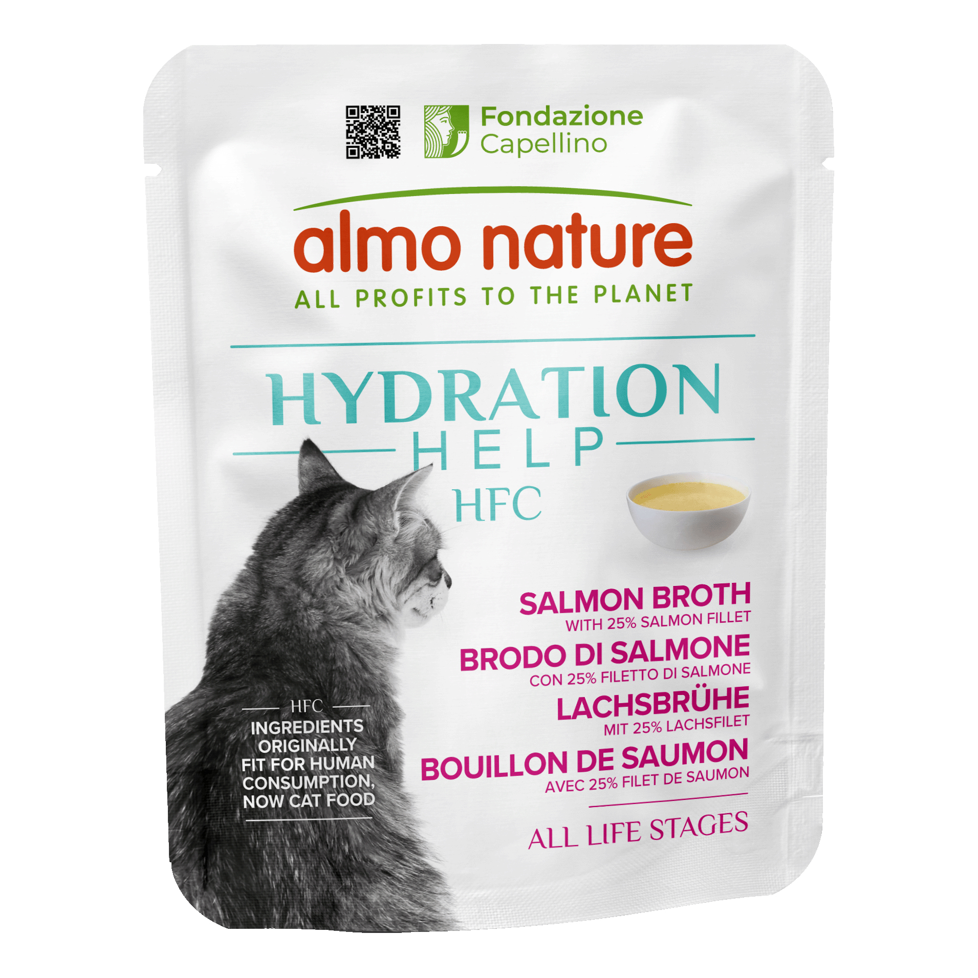 Almo hydration help brodo salmone con filetti di salmone 50 g