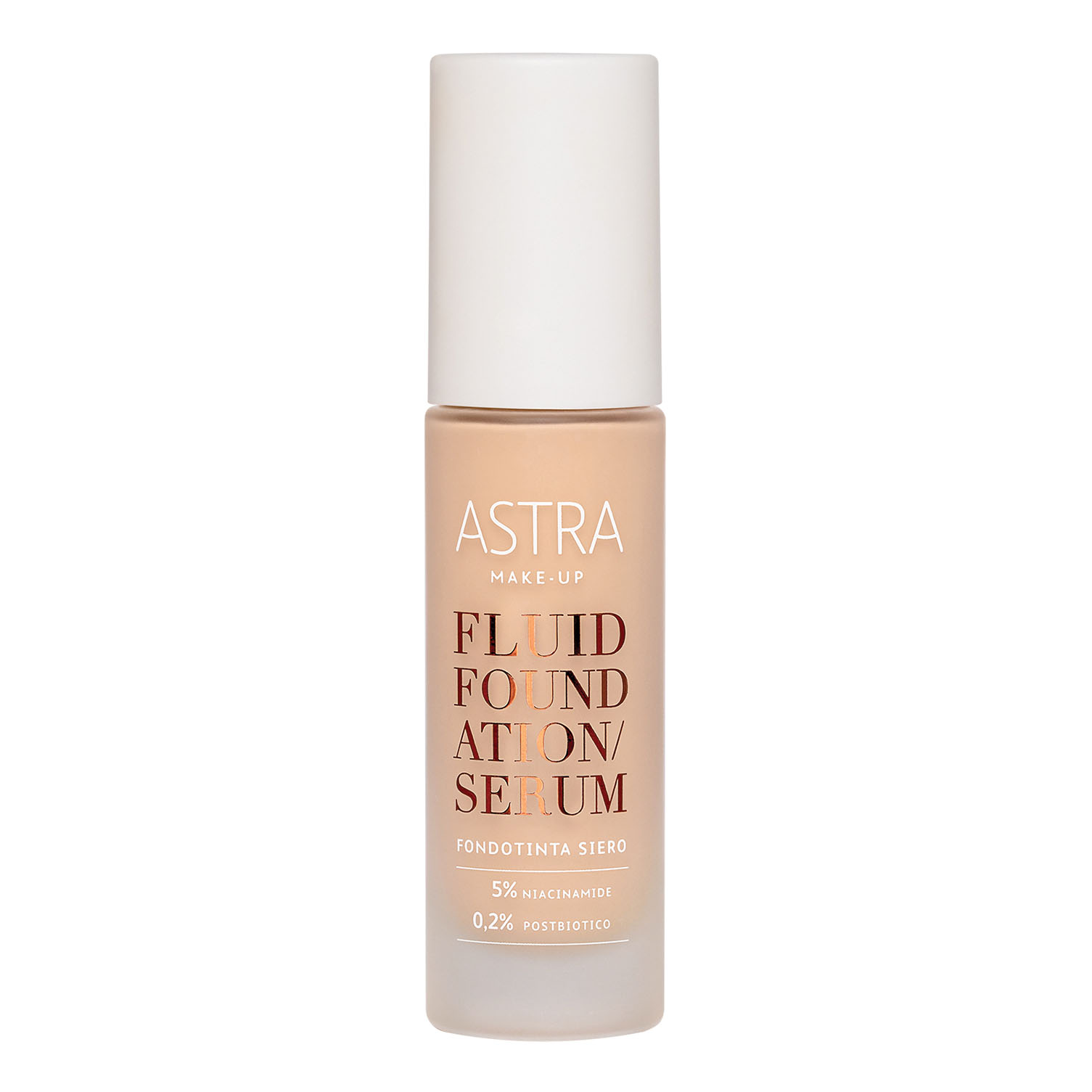 Astra - Fluid Foundation Serum - Fondotinta Siero Multifunzionale N. 04 Warm