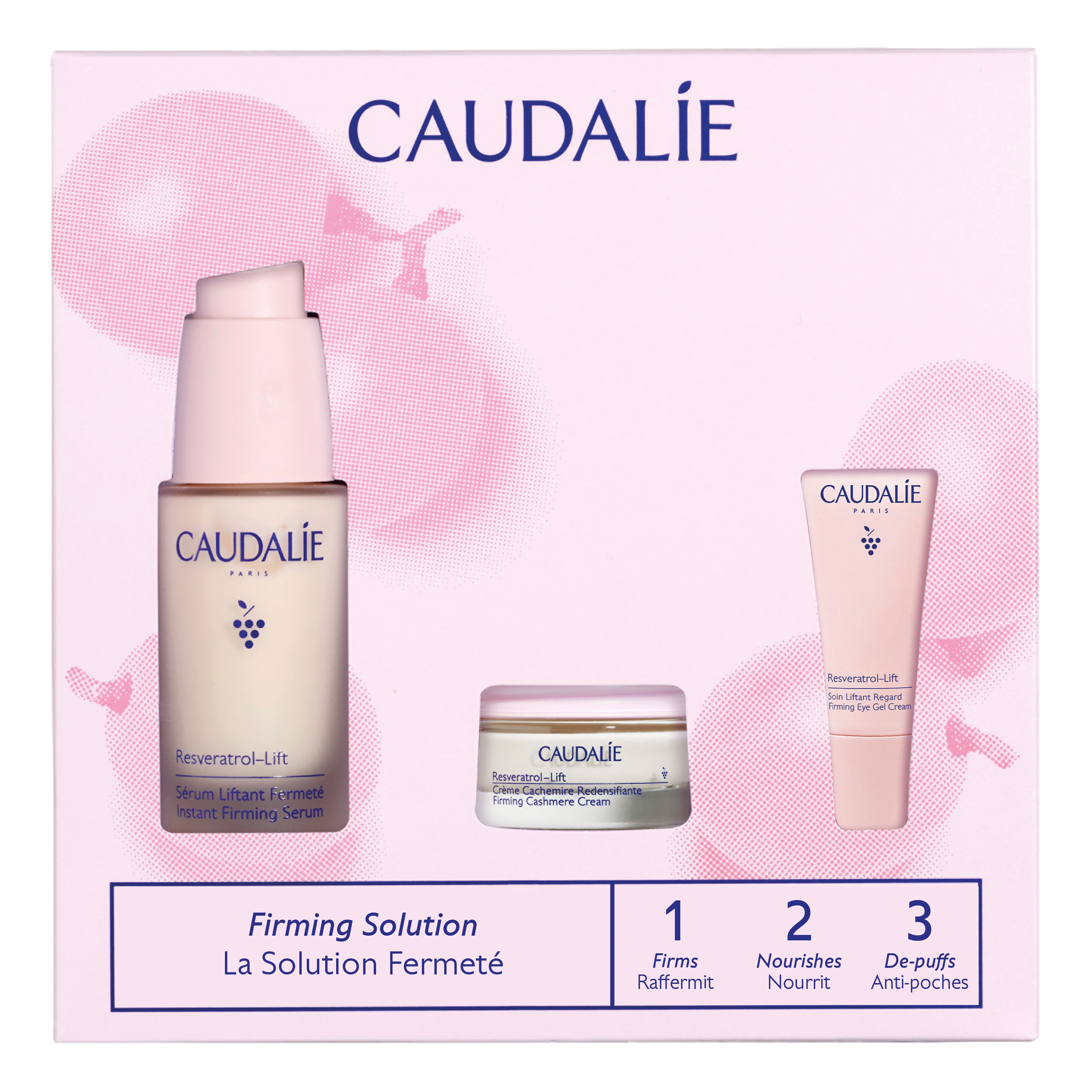 Resveratrol lift spring set 2025 siero liftante 30ml + crema cashmere 15ml + trattamento liftante occhi 5 ml