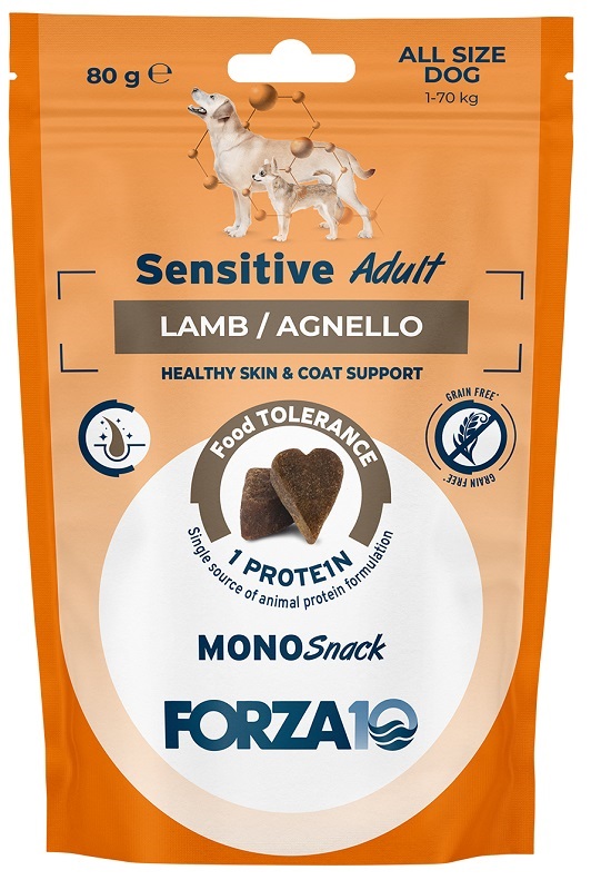 Forza 10 mono snack sensi dog all adult agnello 80 g