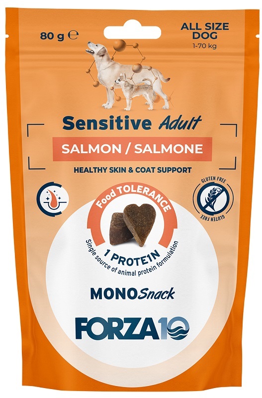 Forza 10 mono snack sensi dog all adult salmone 80 g