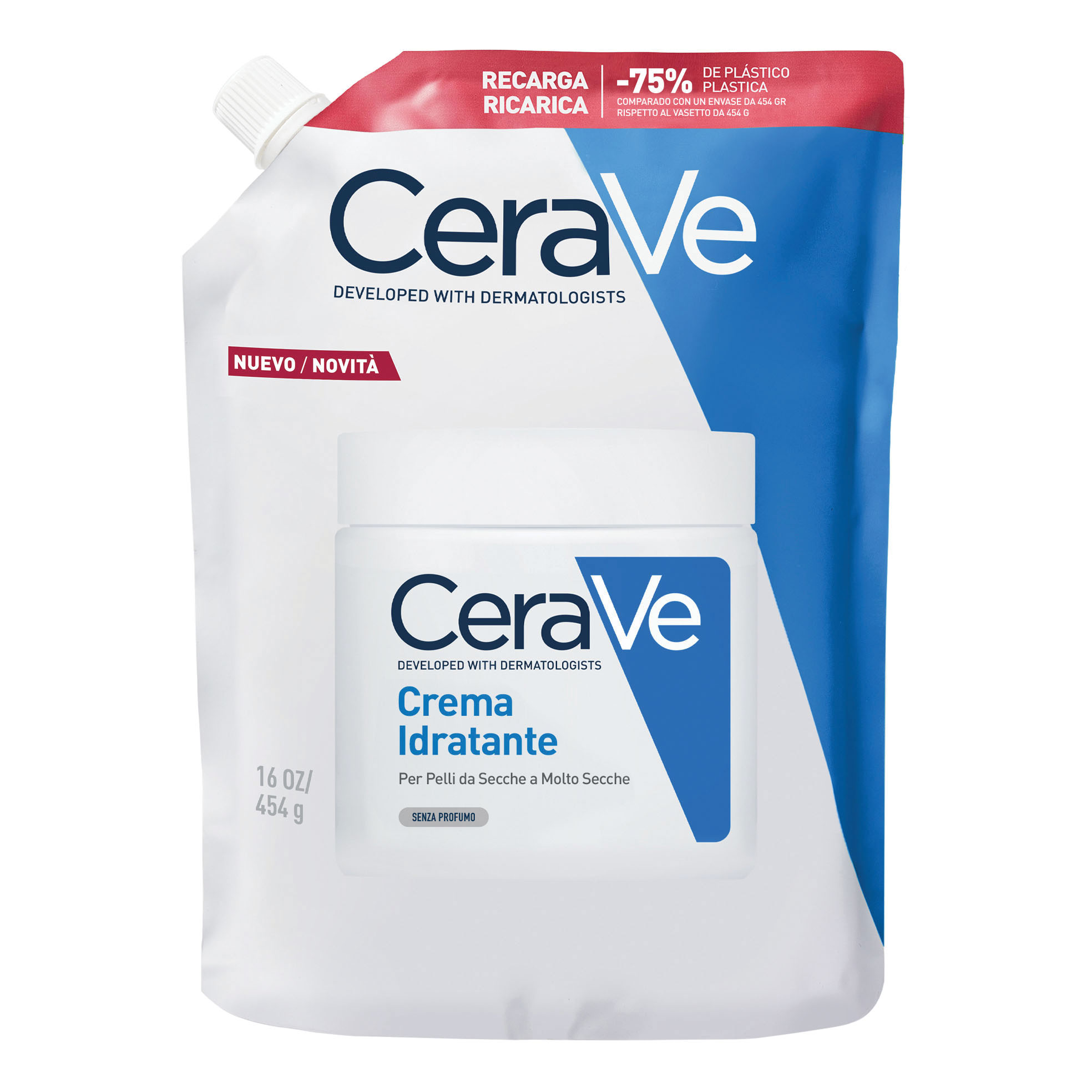 Cerave Crema Idratante Ricarica 454 ml