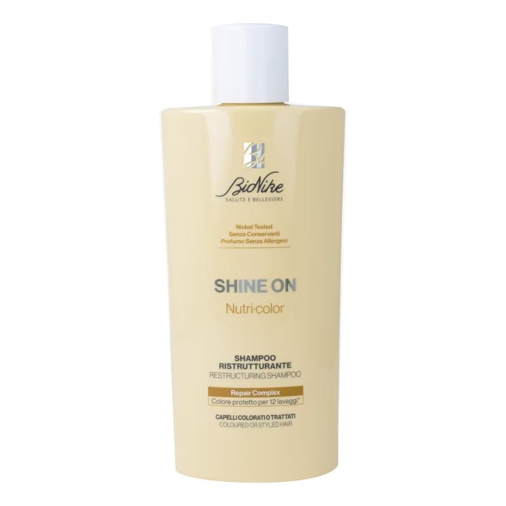 Bionike Shine On Shampoo Nutri-Color Ristrutturante Capelli Colorati 200 ml
