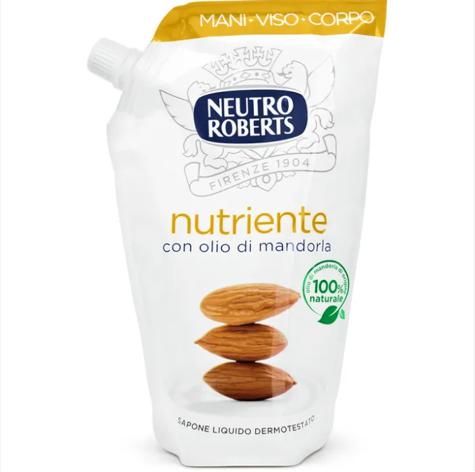Neutro Roberts Sapone Liquido Ecopouch Nutriente 400 ml
