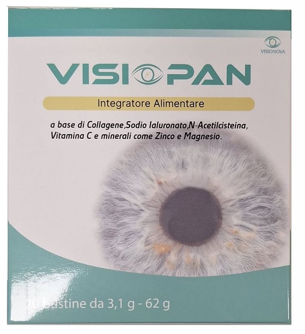 Visiopan 20 bustine da 3,1 g con edulcorante
