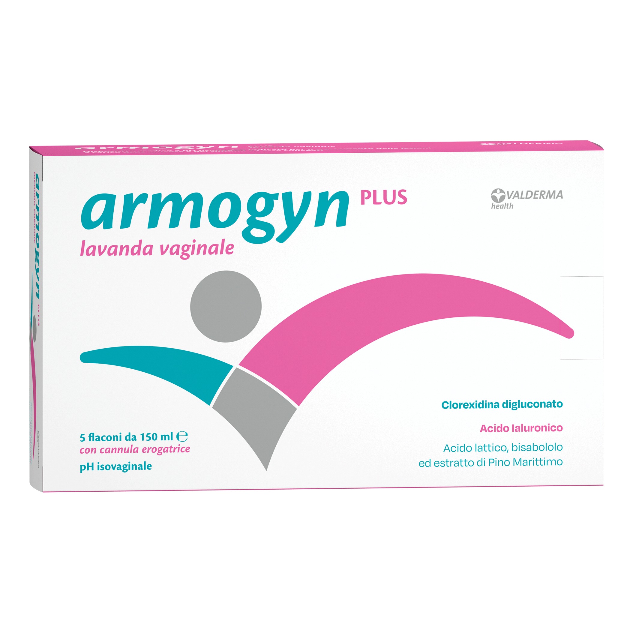 Armogyn plus lavanda vaginale 5 flaconi da 150 ml