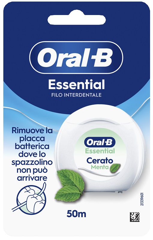 Oralb man filo interdentale cerato menta 50 metri