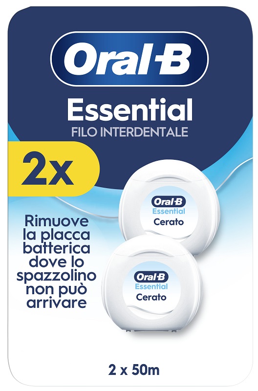 Oralb man filo interdentale cerato 50 metri