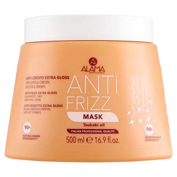 Alama maschera anti frizz &amp; gloss 500 ml