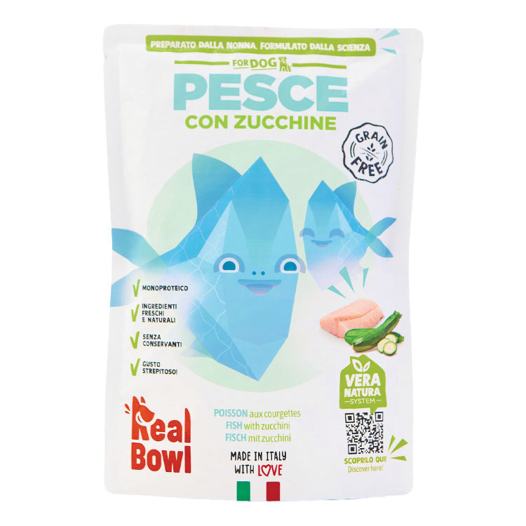 Real bowl busta singola pesce senza cereali 400 g
