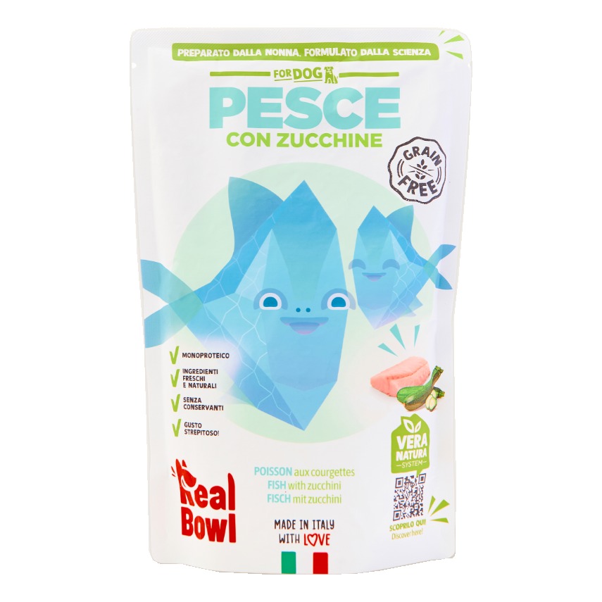 Real bowl busta singola pesce senza cereali 700 g