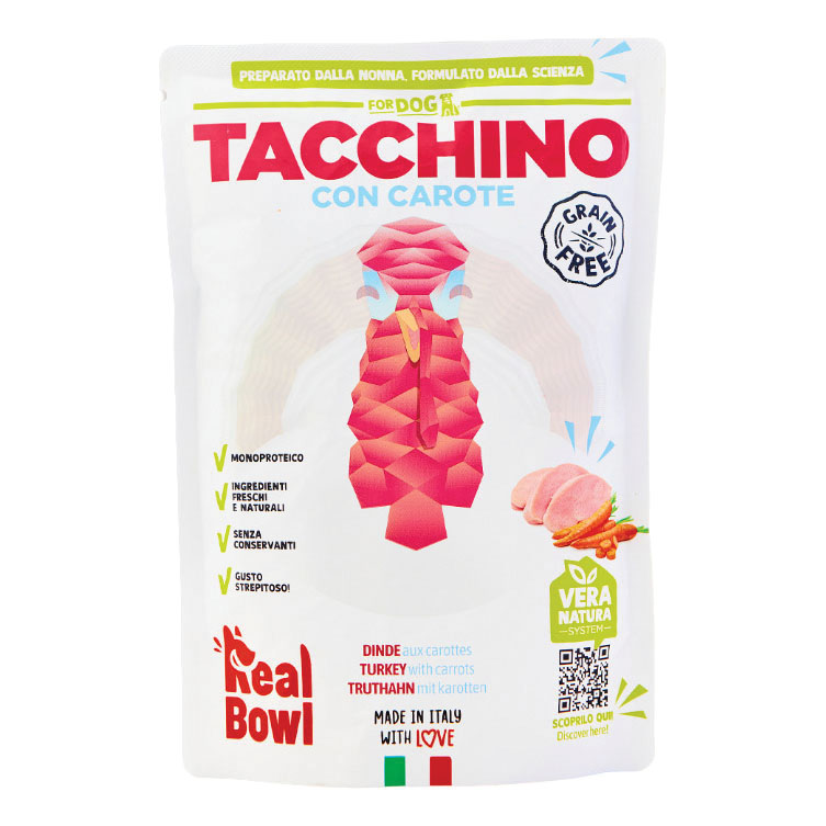 Real bowl busta singola tacch senza cereali 400 g