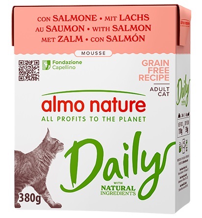 Almo daily cat salmone 380 g