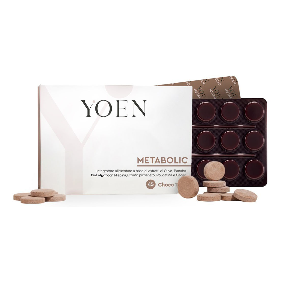 Yoen metabolic 45 compresse masticabili