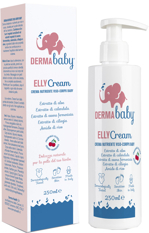 Derma baby elly cream crema nutriente viso-corpo baby 250 ml