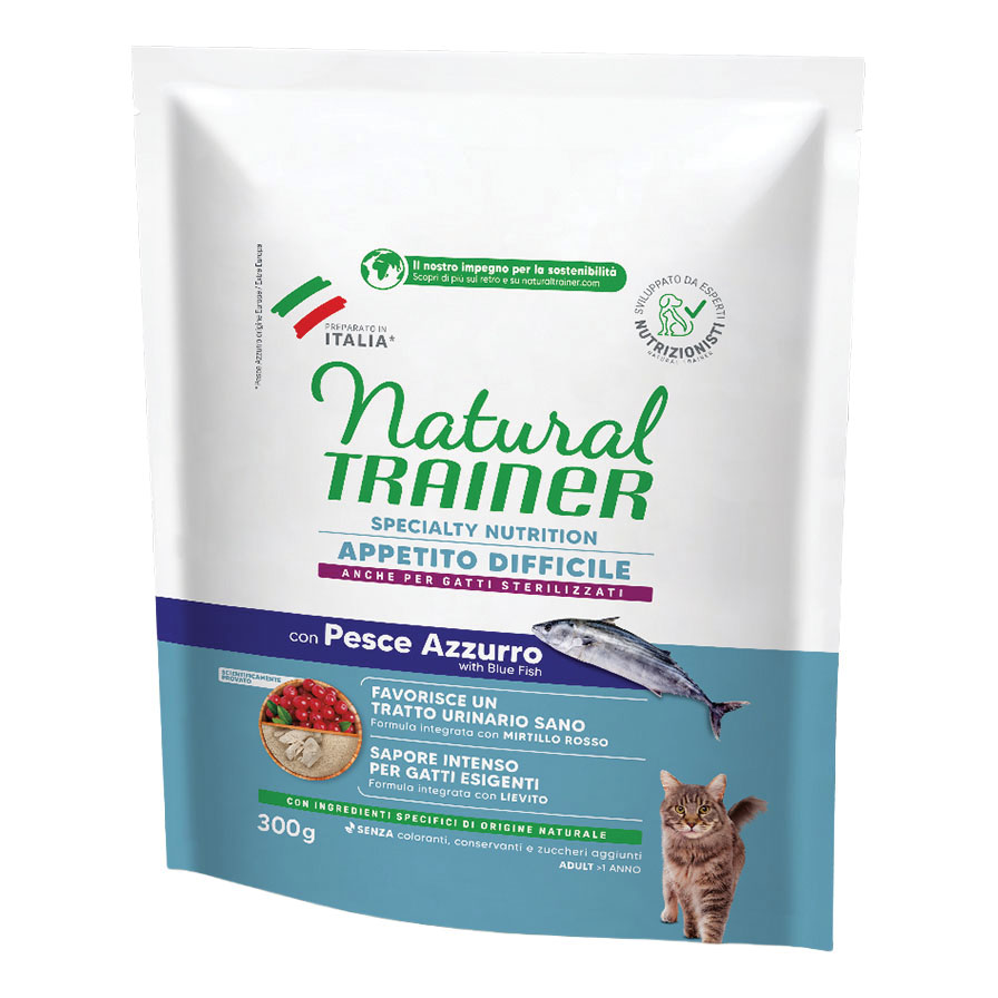 Natural trainer cat app diff blue fish 1,5 kg