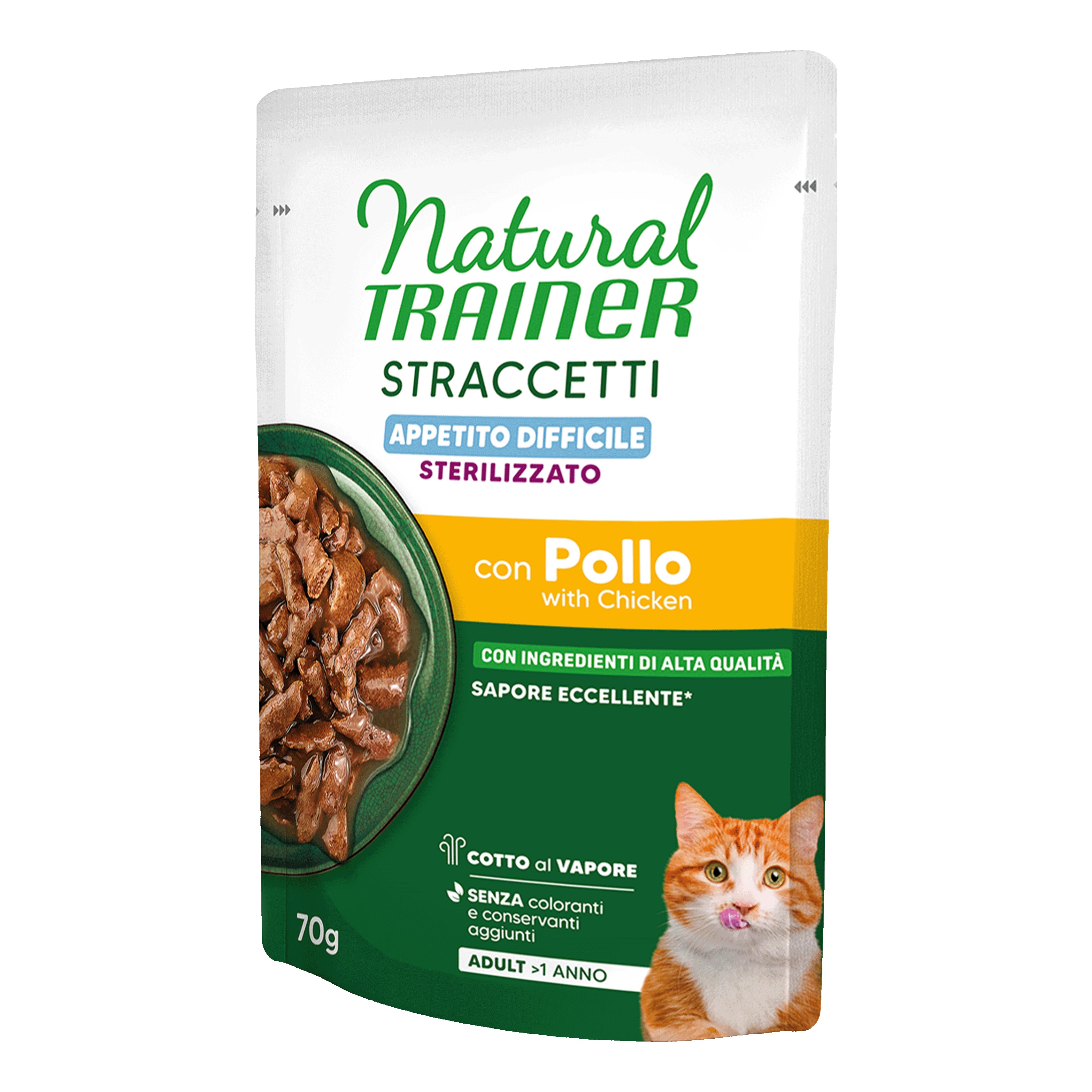 Natural trainer cat straccetti app diff tuna 70 g