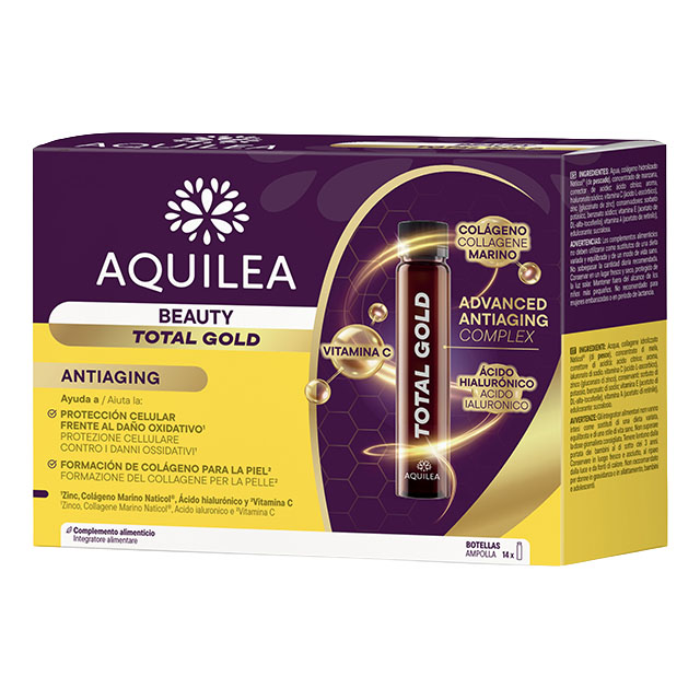 Aquilea Beauty Total Gold 14 Ampolle