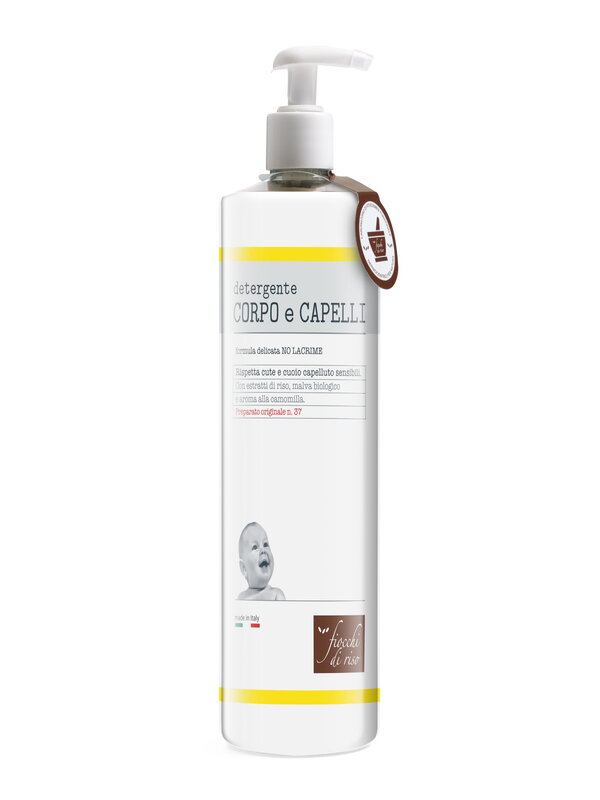 Fiocchi di riso detergente corpo e capelli camomilla 750 ml