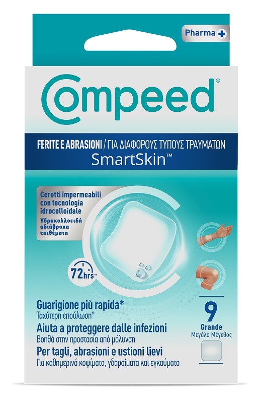 Compeed cerotti ferite e abrasioni grande 10 pezzi
